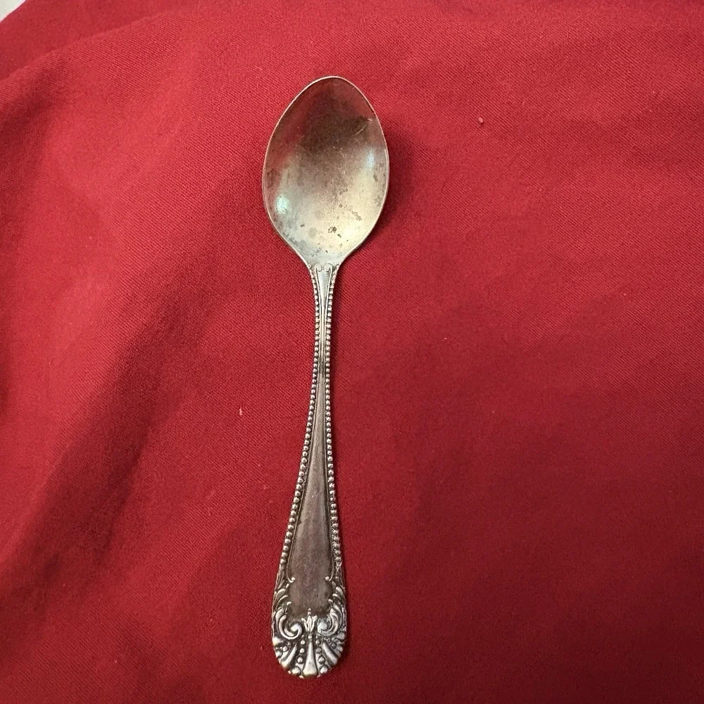 Vintage Baker‎ Manchester BMS14 Sterling Silver Demitasse Spoon 4